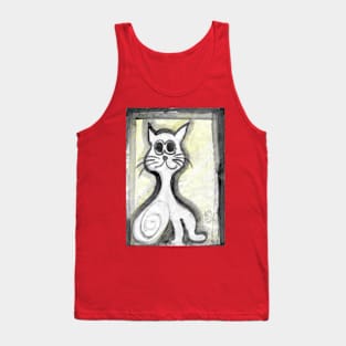 white cat - 2 Tank Top